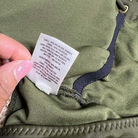 Mossimo Green One Piece Swimsuit Size Medium - Picture 7 of 9